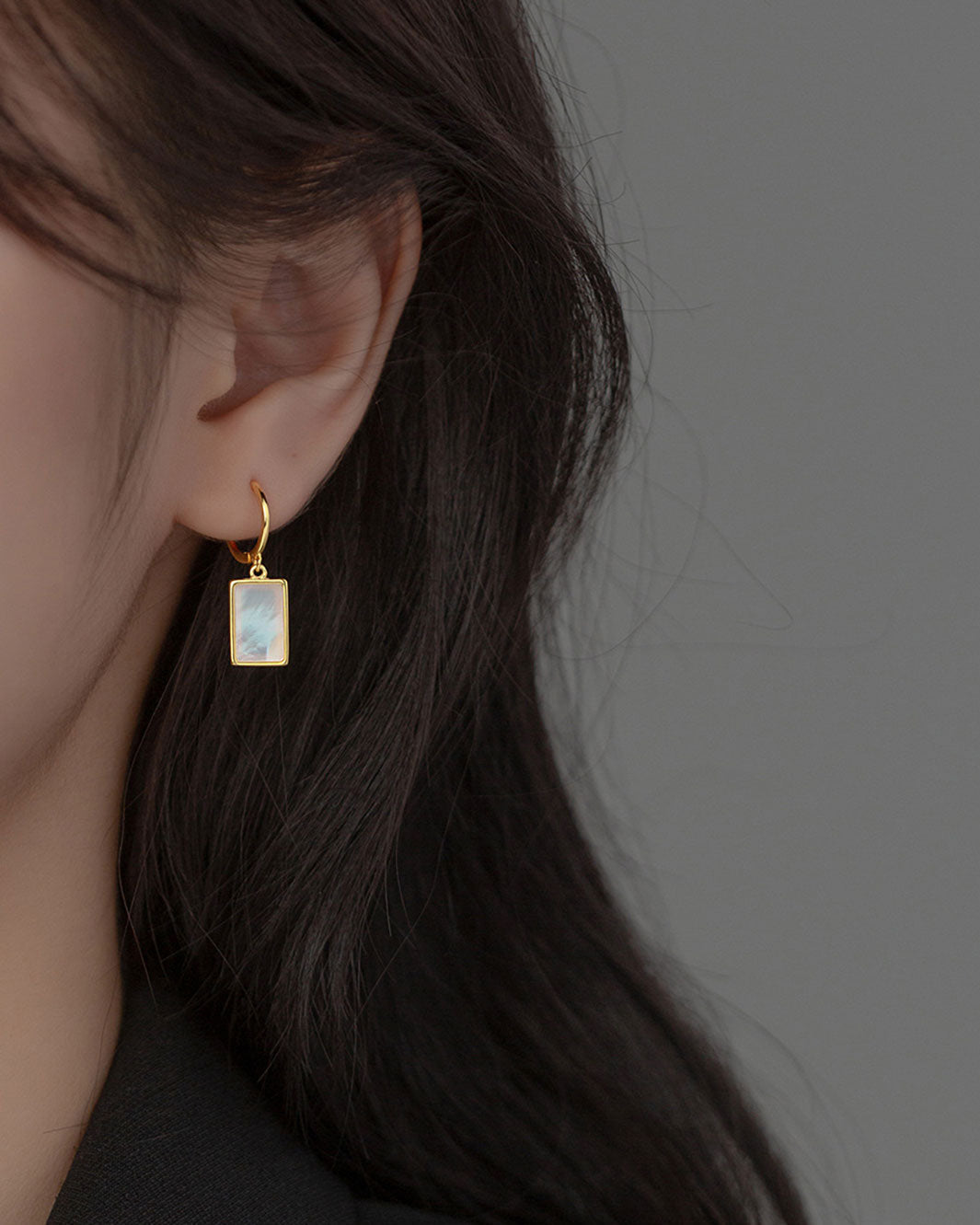 Allie Mother of Pearl Earrings main image 1