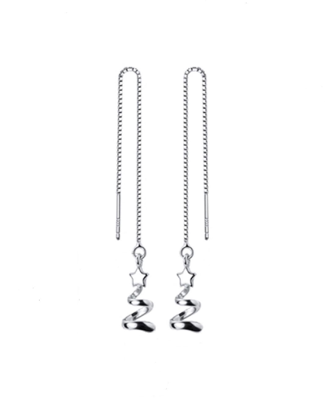 Christmas Tree Charm Threader Earrings