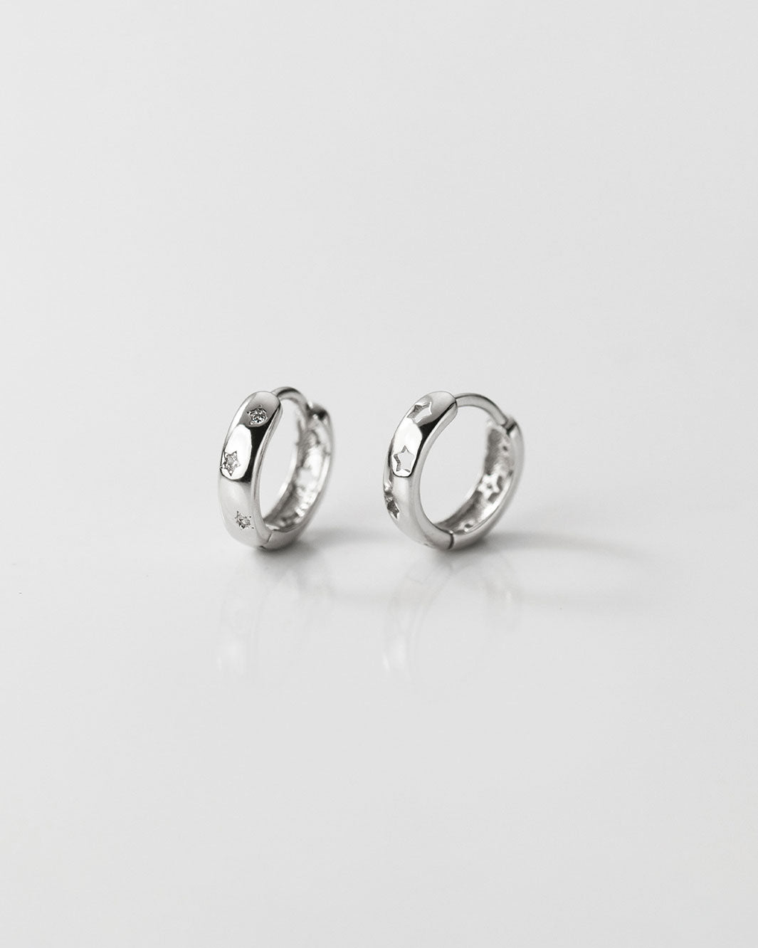 Celeste Starry Hoop Earrings