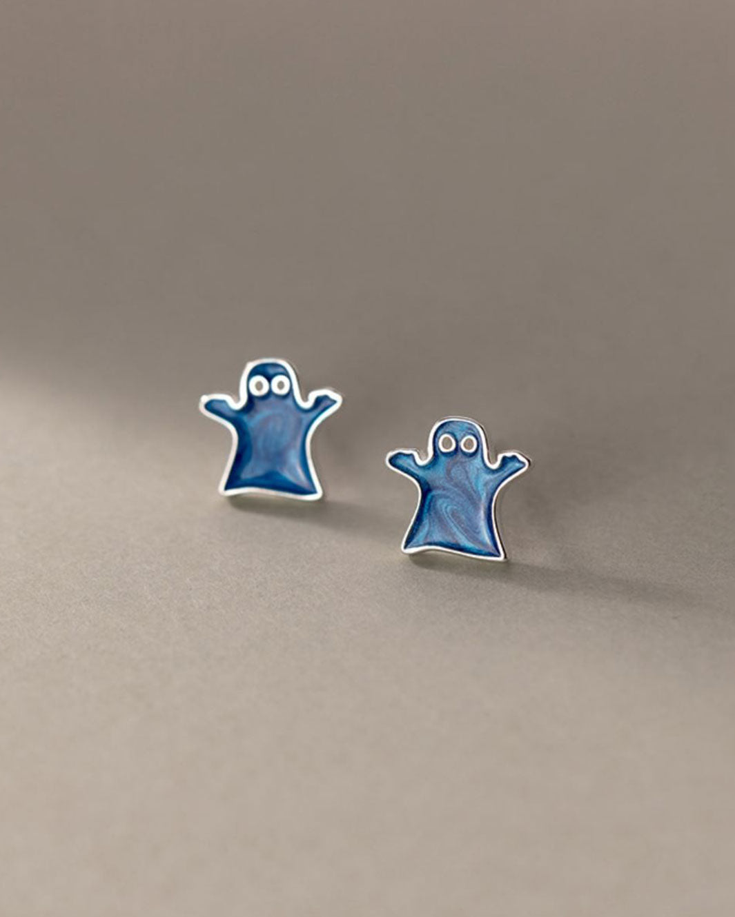 Blue Phantom Stud Earrings