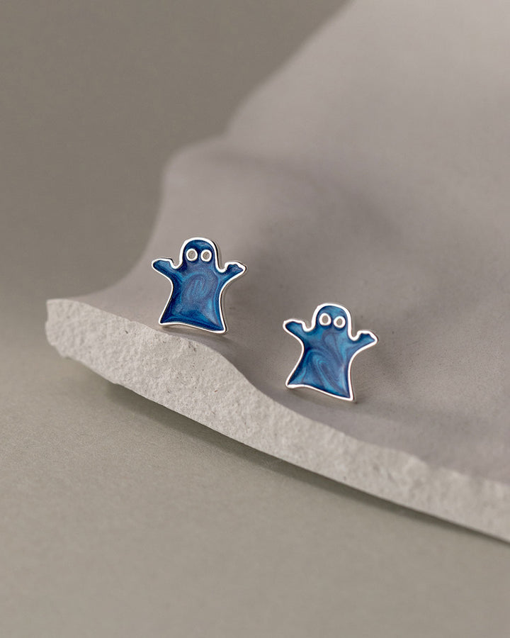 Blue Phantom Stud Earrings