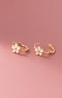 Flora Bloom Hoop Earrings