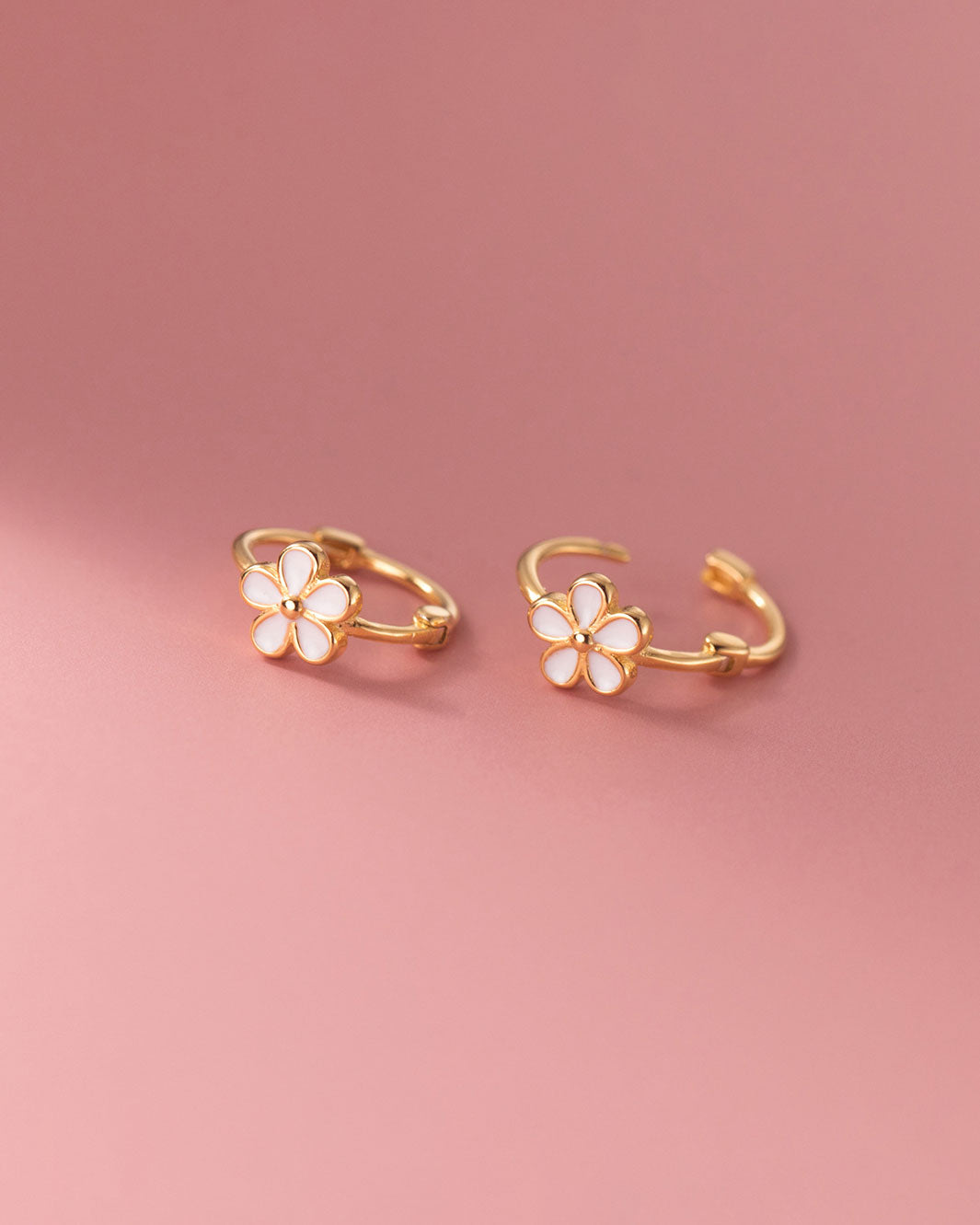 Flora Bloom Hoop Earrings
