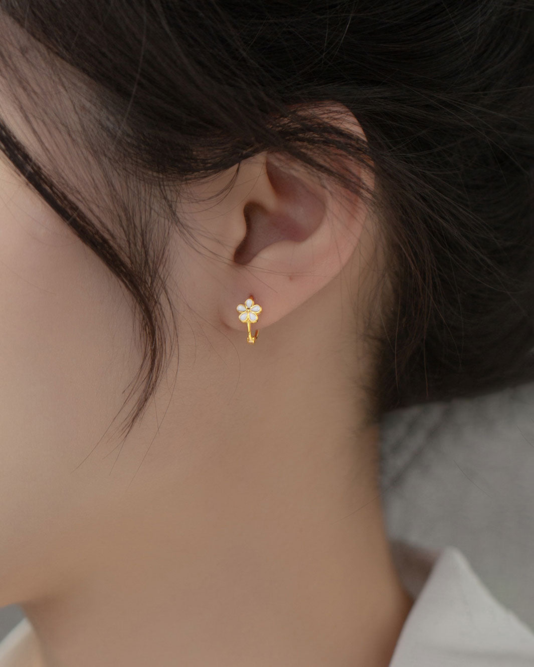 Flora Bloom Hoop Earrings