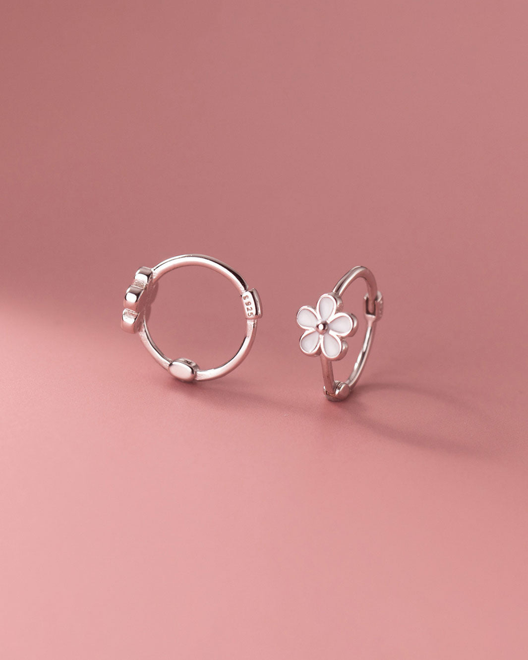 Flora Bloom Hoop Earrings