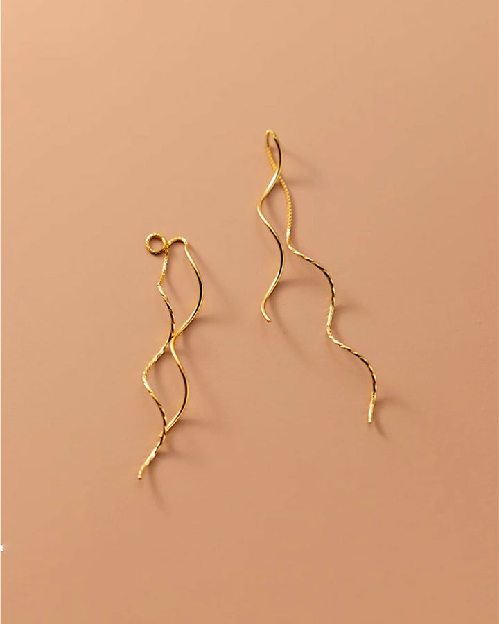 Giada Spiral Threader Earrings