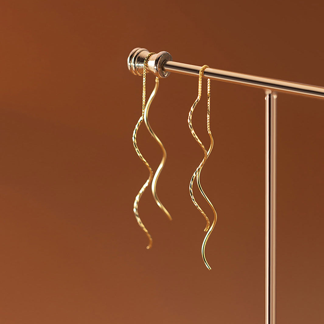 Giada Spiral Threader Earrings