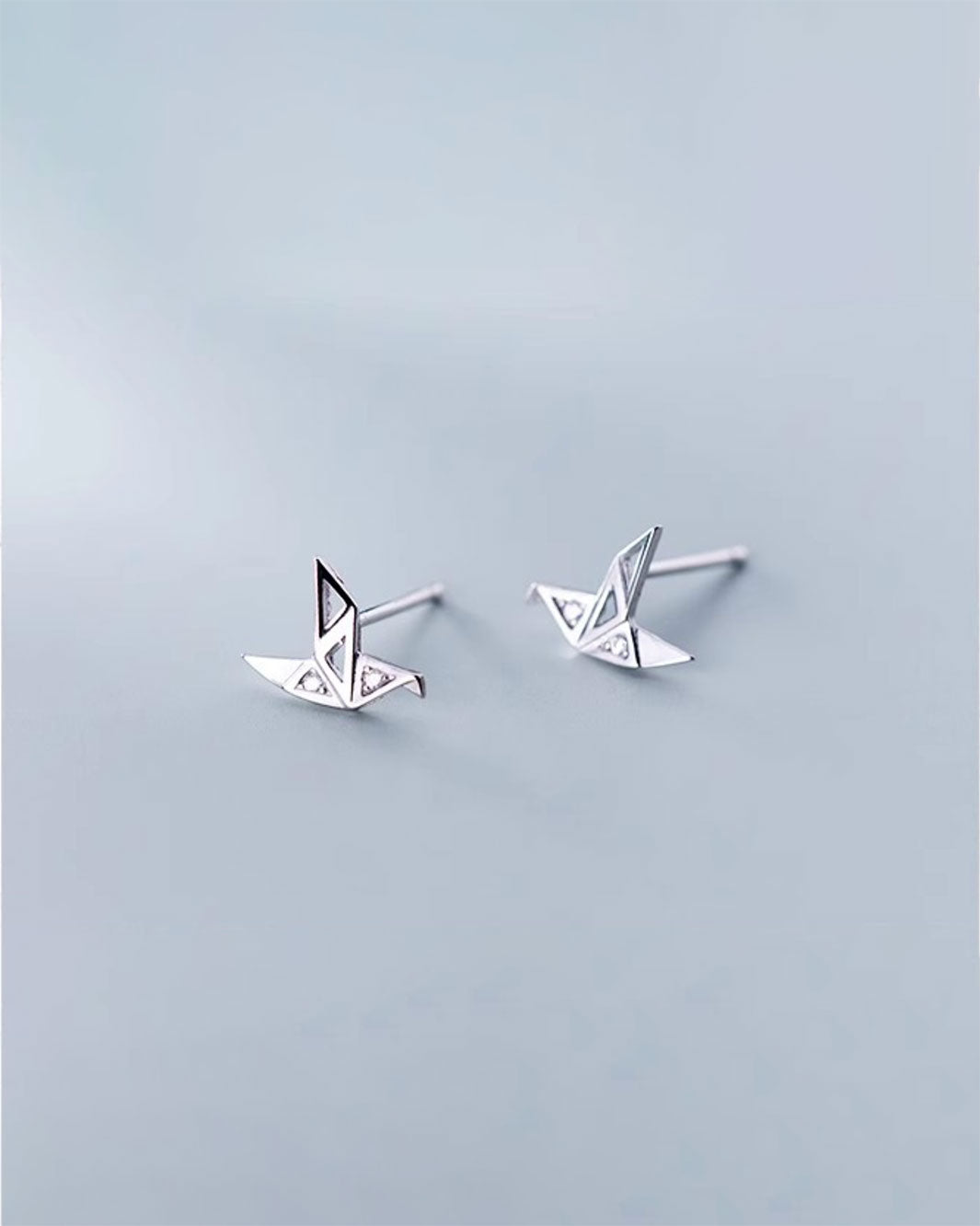 Akari Orizuru Stud Earrings