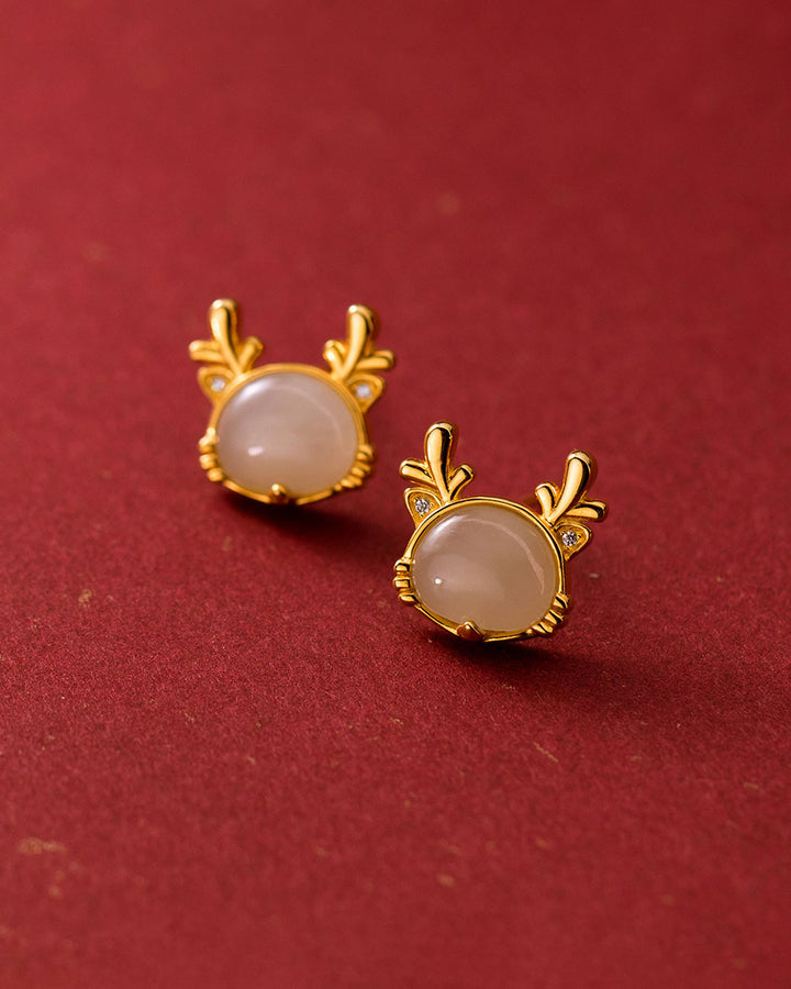 Prosperity Grand Dragon Stud Earrings