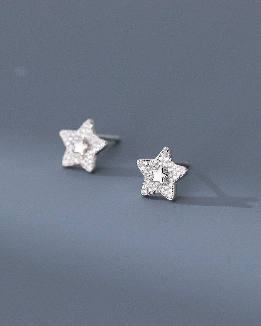 Stella Sparkling Star Stud Earrings