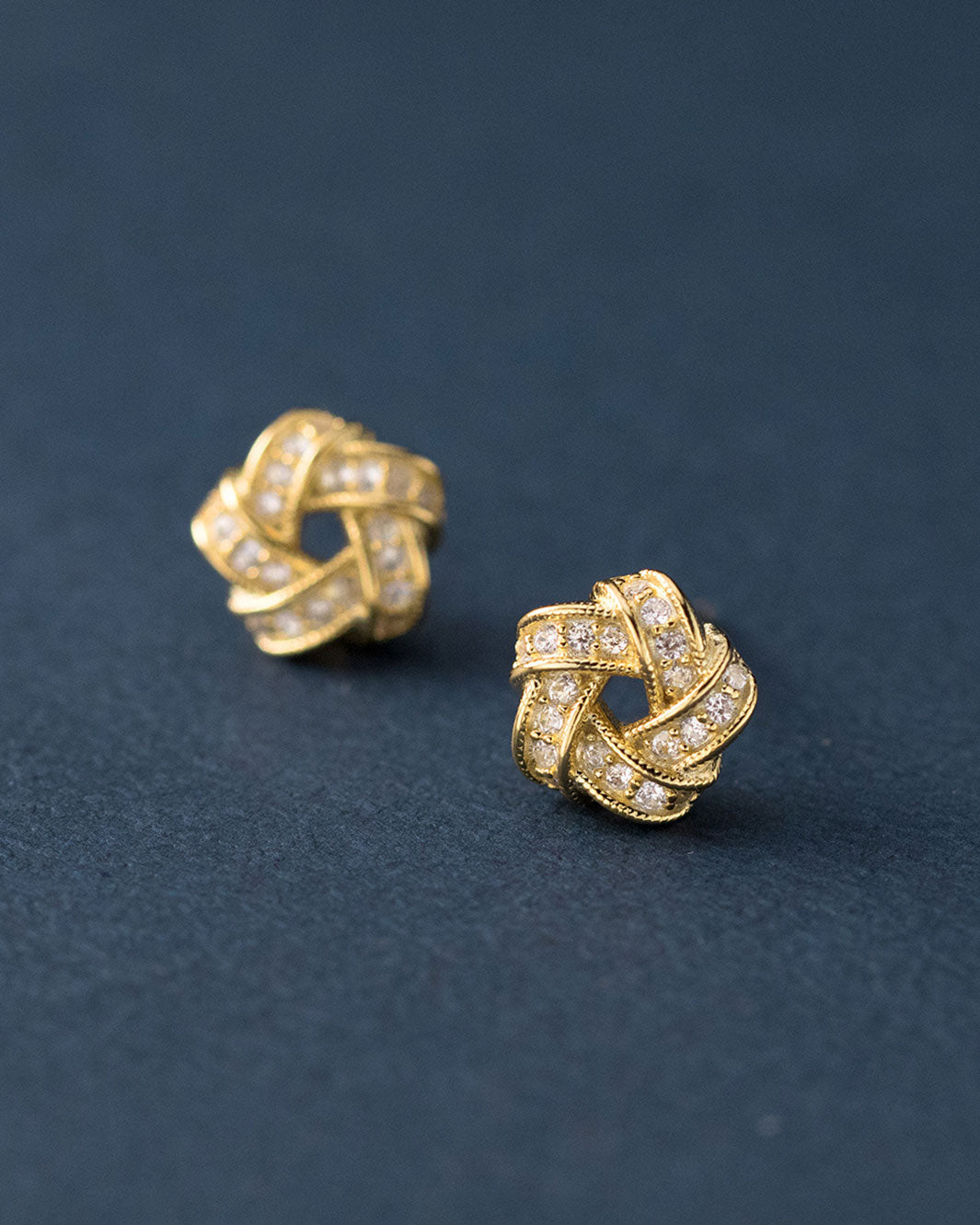 Kaiya Knot Stud Earrings
