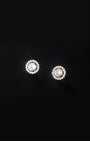 Brigitte Round Diamond Stud Earrings