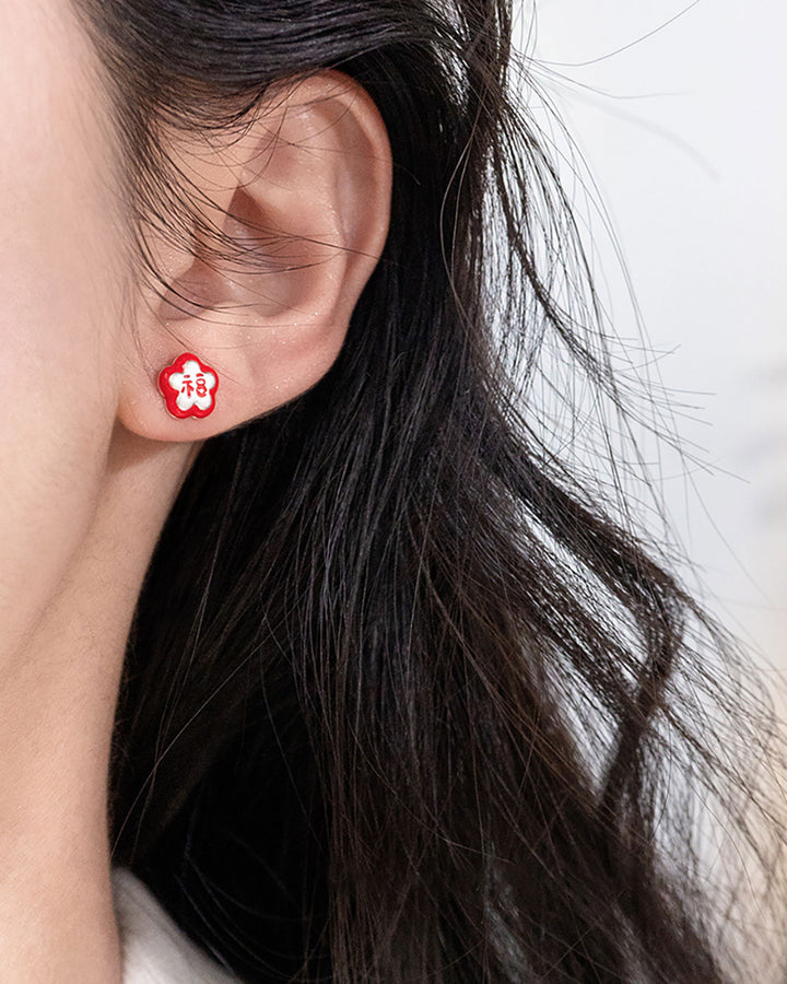 Fortune Bloom Stud Earrings