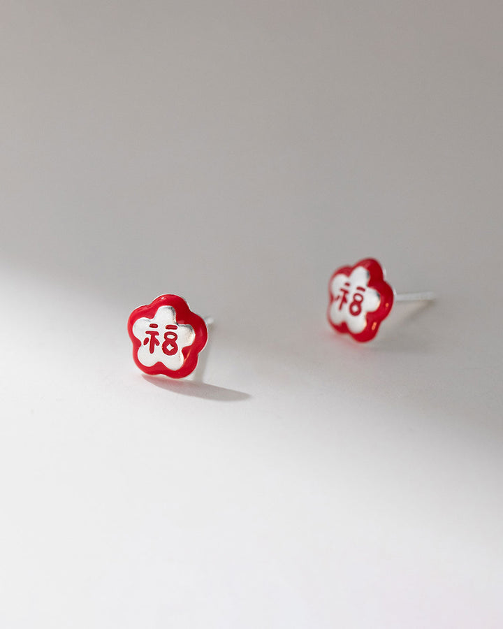 Fortune Bloom Stud Earrings