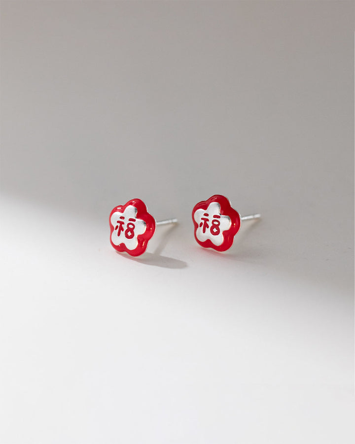 Fortune Bloom Stud Earrings