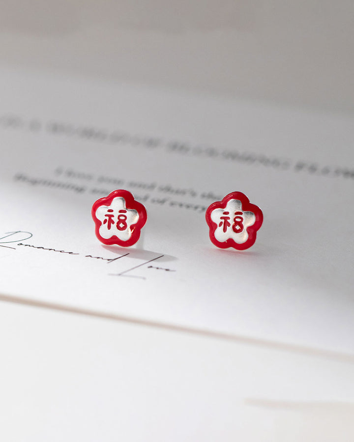 Fortune Bloom Stud Earrings