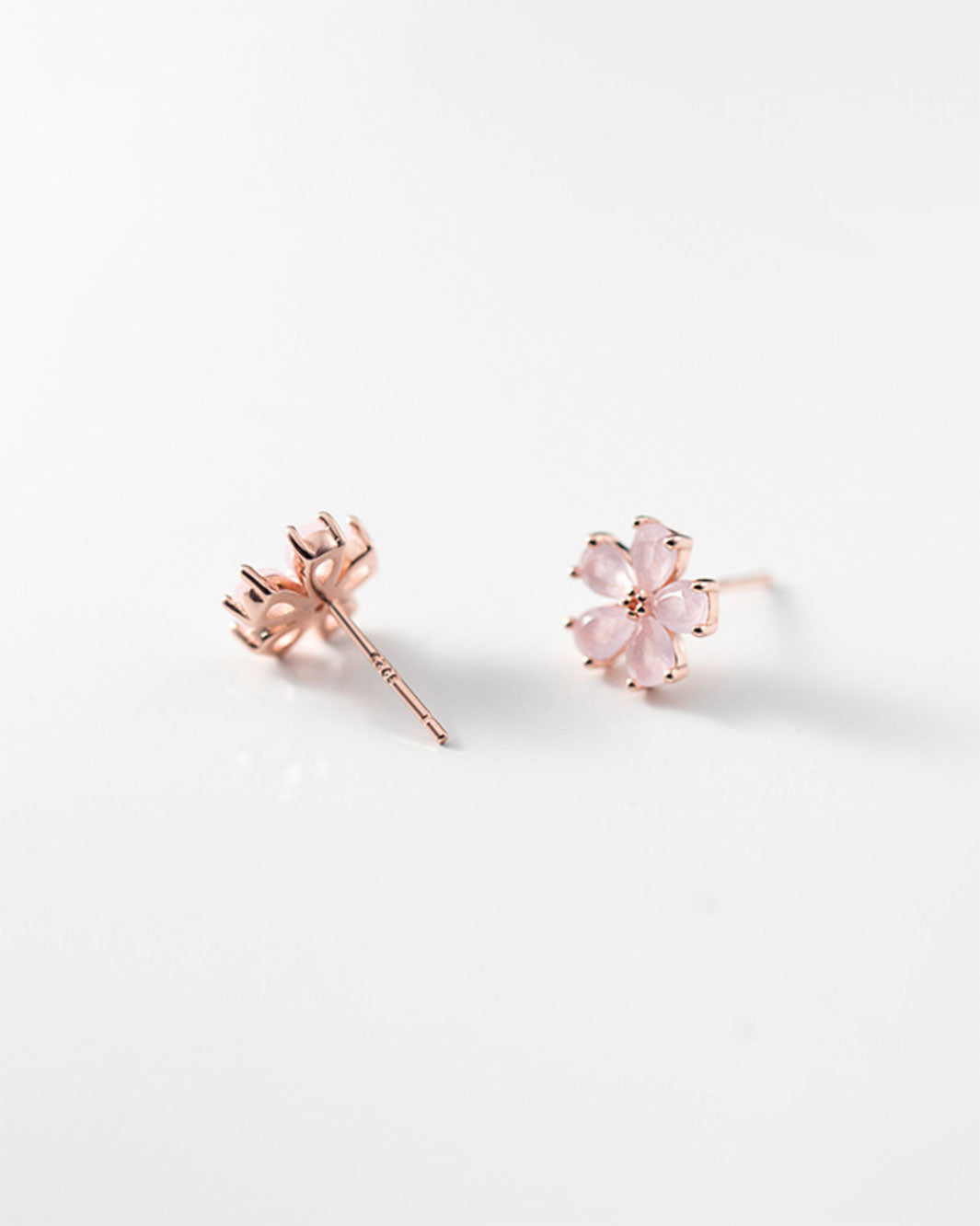 Sakura Flower Tassel Drop Earrings