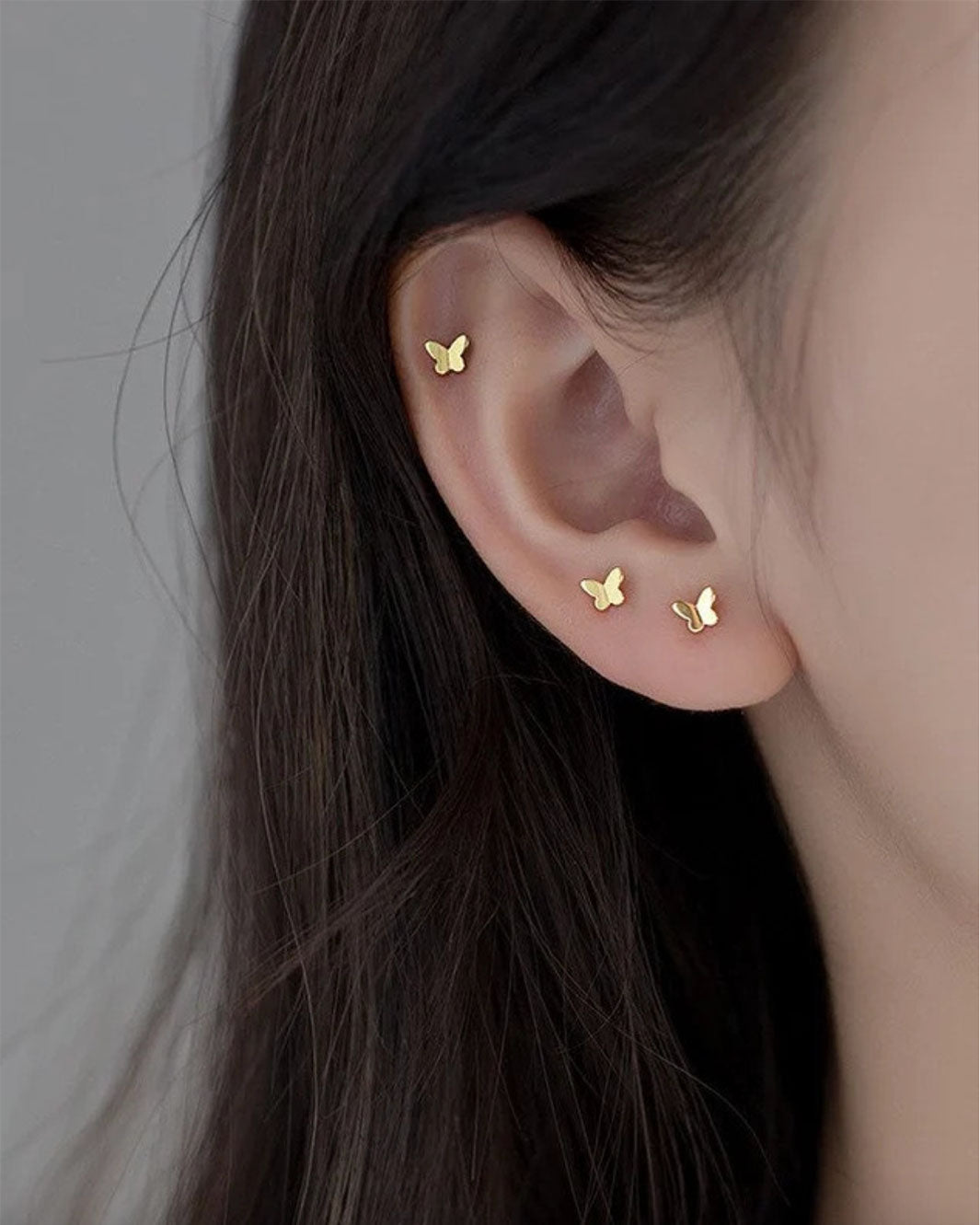 Faye Butterfly Barbell Earrings