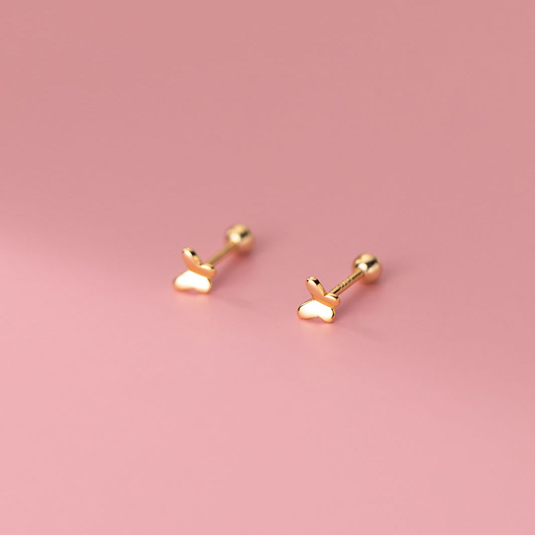 Faye Butterfly Barbell Earrings
