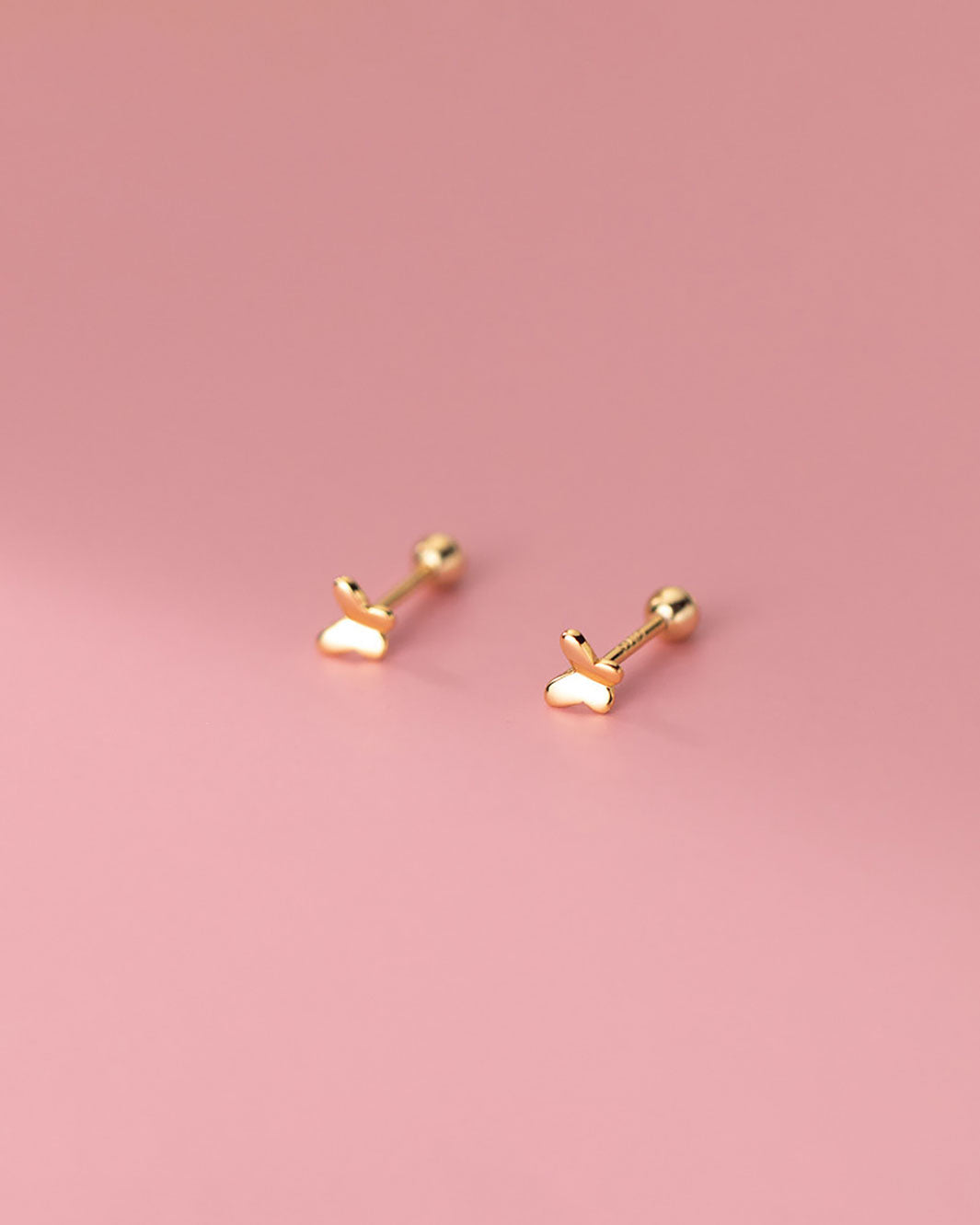Faye Butterfly Barbell Earrings