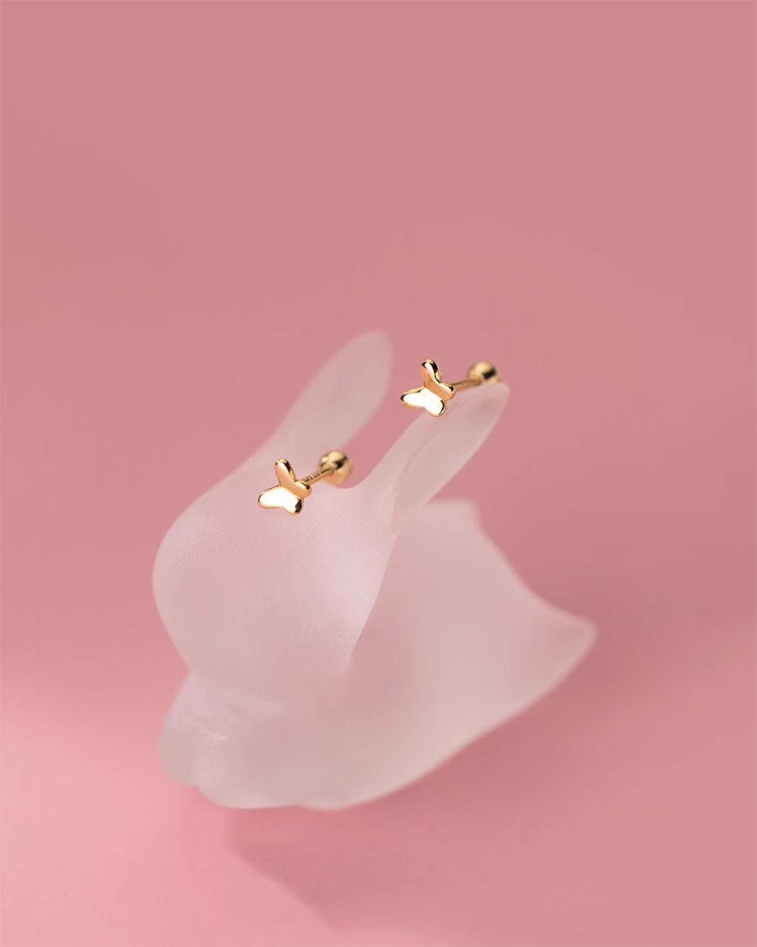 Faye Butterfly Barbell Earrings