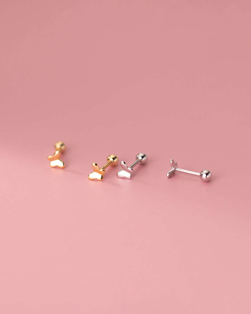 Faye Butterfly Barbell Earrings