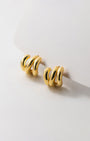 Carla Curved Stud Earrings