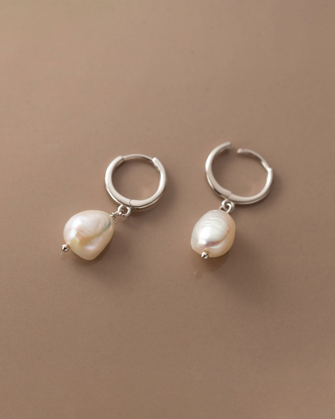 Freshwater Pearl Hoop Earrings