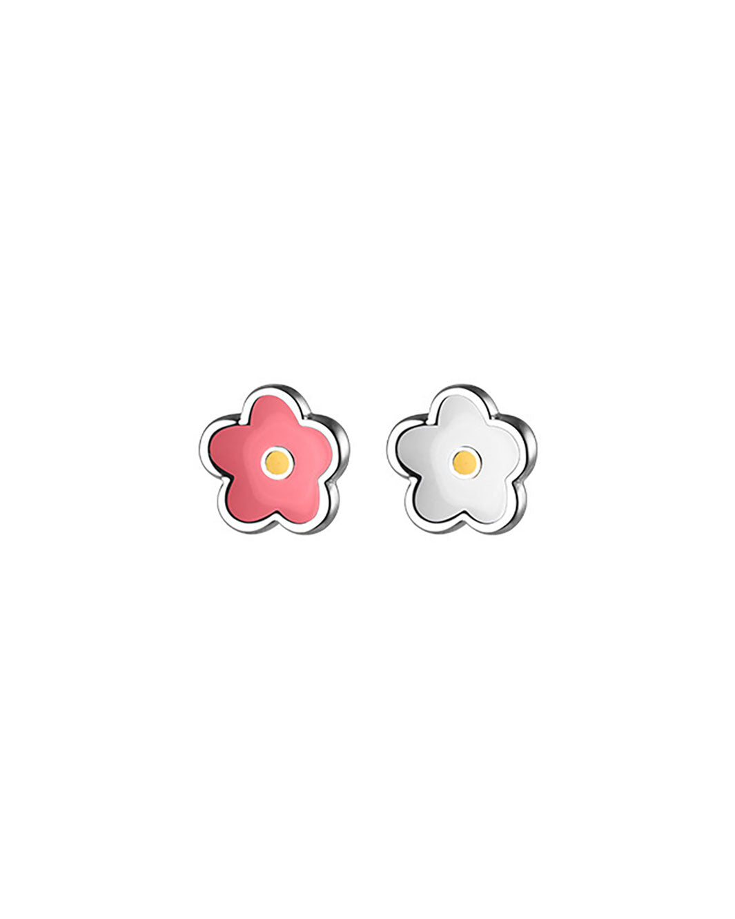 Poppy Flower Stud Earrings