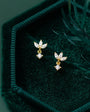 Livia Floral Barbell Earrings
