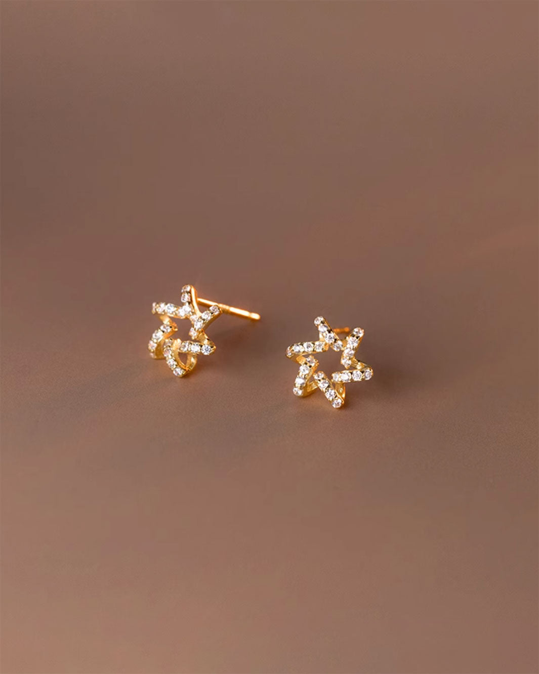Solar Star Stud Earrings