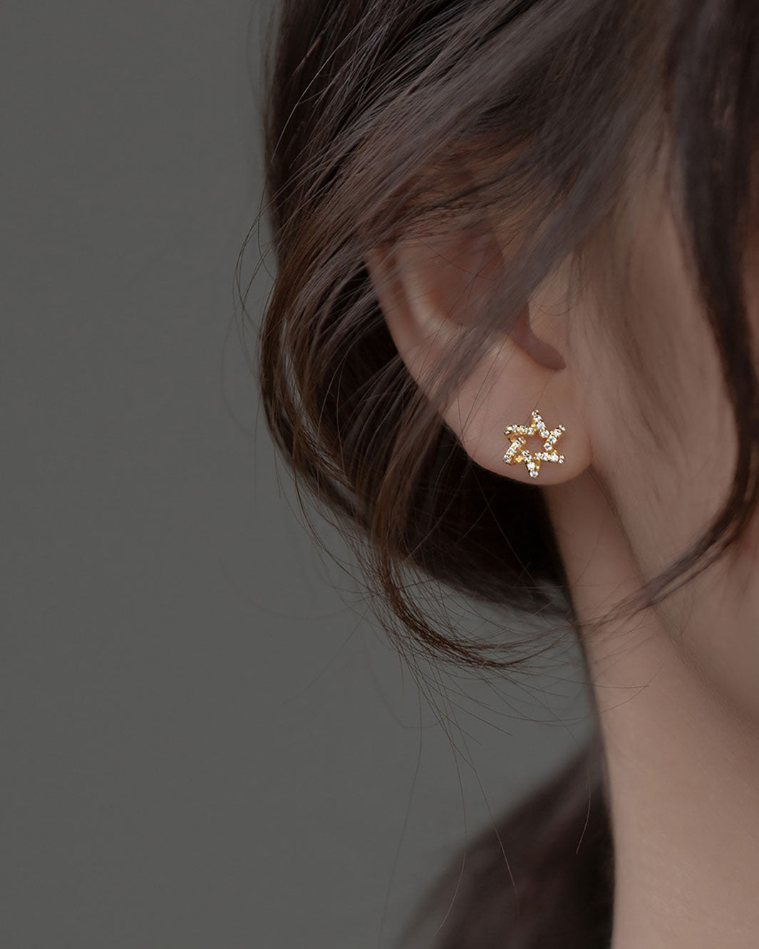 Solar Star Stud Earrings