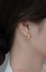 Anna Thick Hoop Earrings
