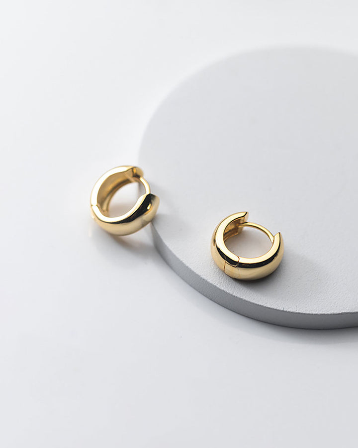 Anna Thick Hoop Earrings