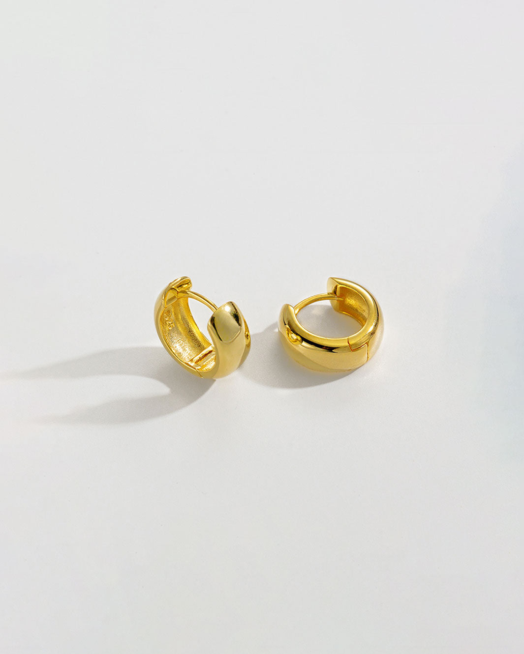 Anna Thick Hoop Earrings