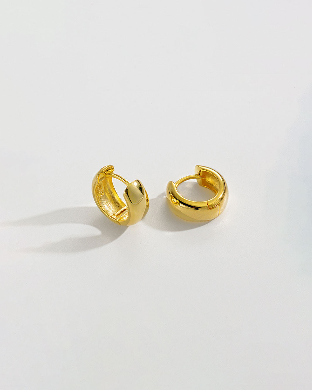 Anna Thick Hoop Earrings