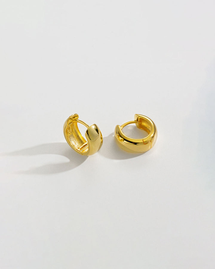 Anna Thick Hoop Earrings