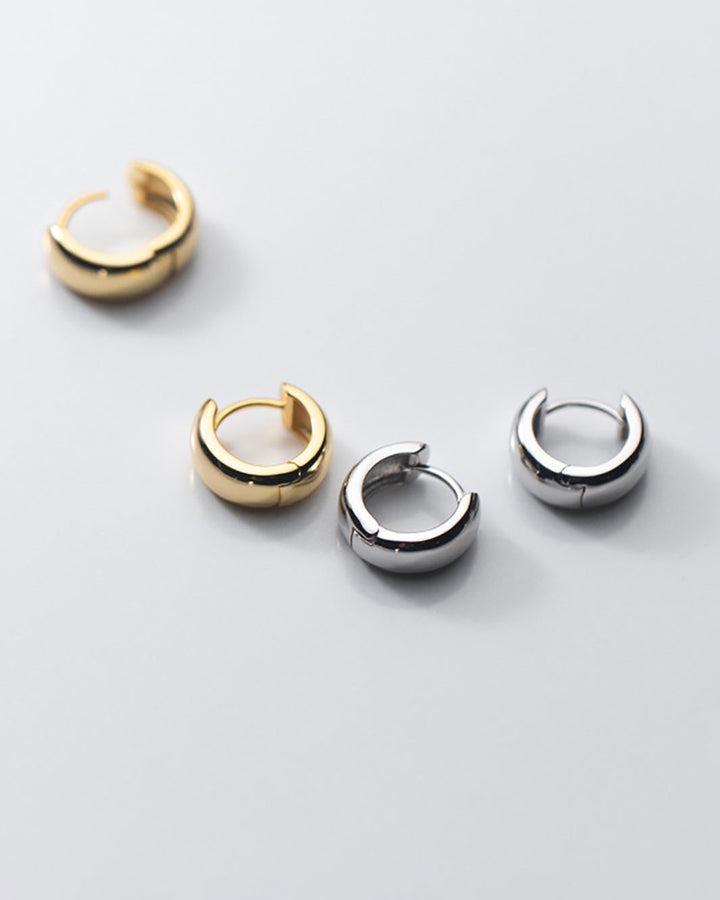 Anna Thick Hoop Earrings