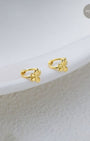Tilly Ribbon Huggie Earrings