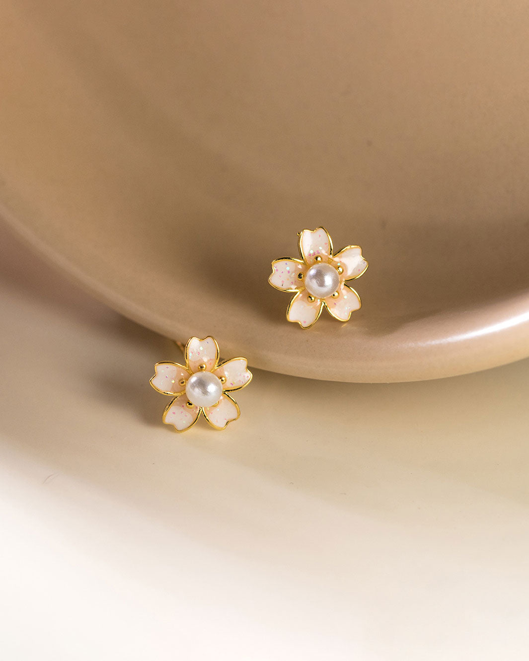 Sakura Bloom Stud Earrings