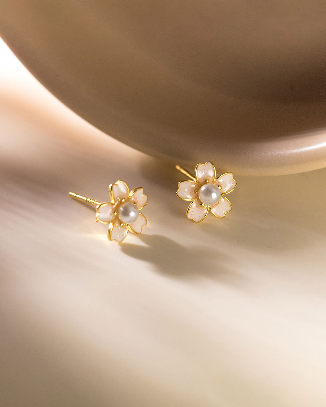 Sakura Bloom Stud Earrings