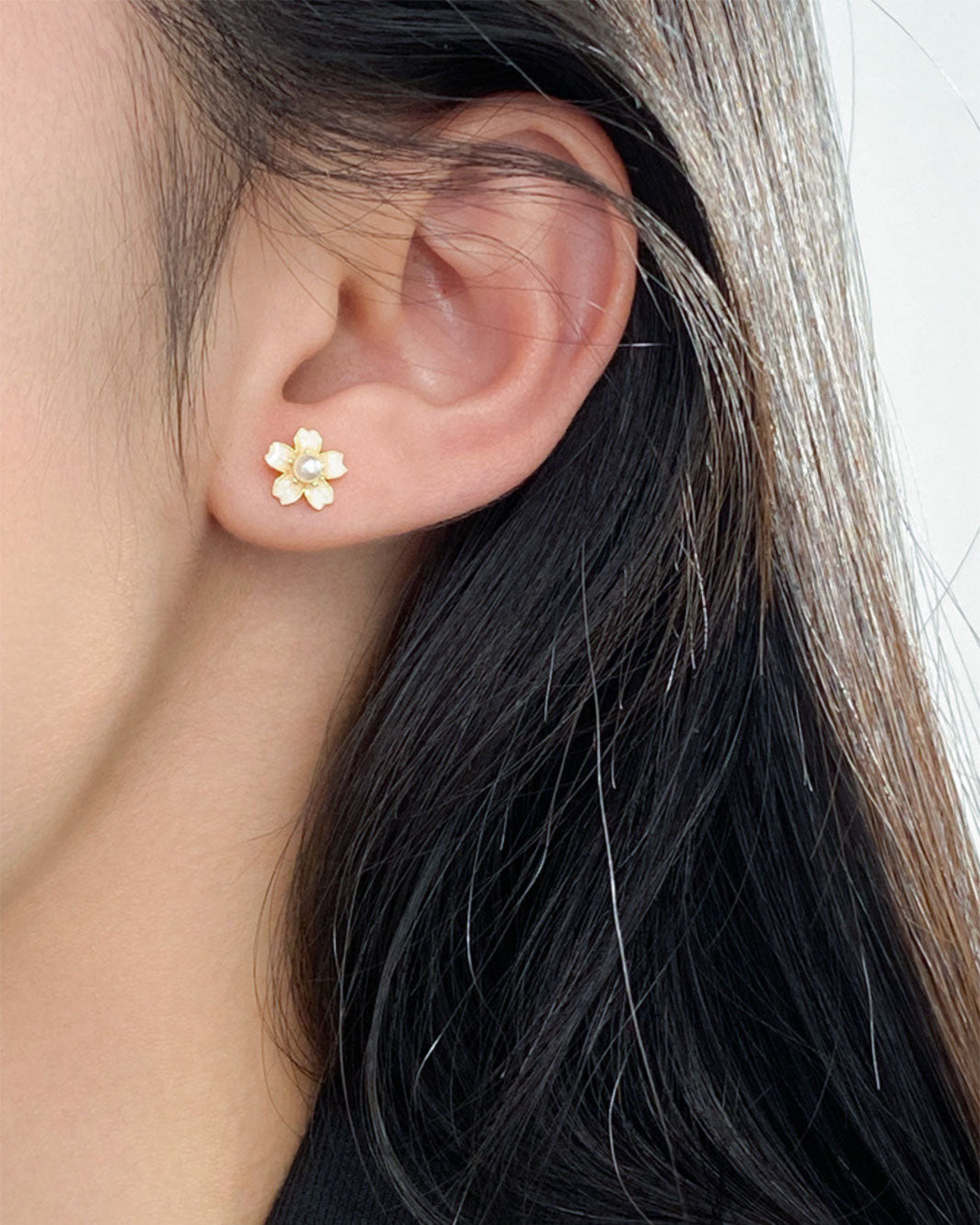 Sakura Bloom Stud Earrings