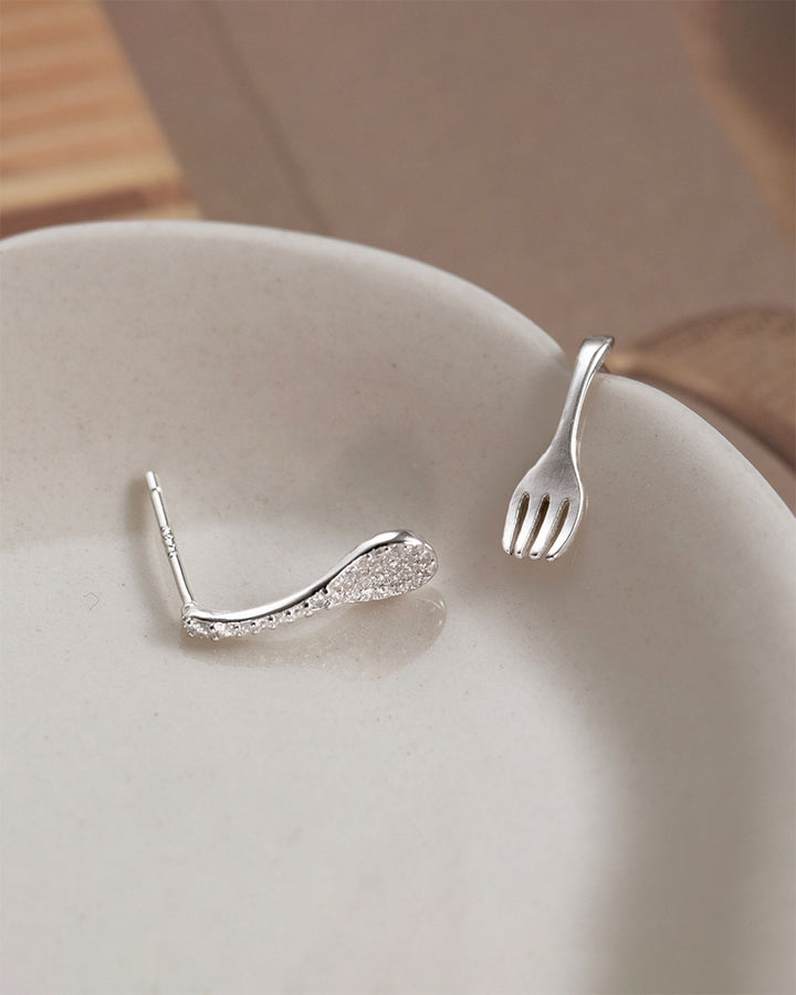 Dine & Shine Stud Earrings