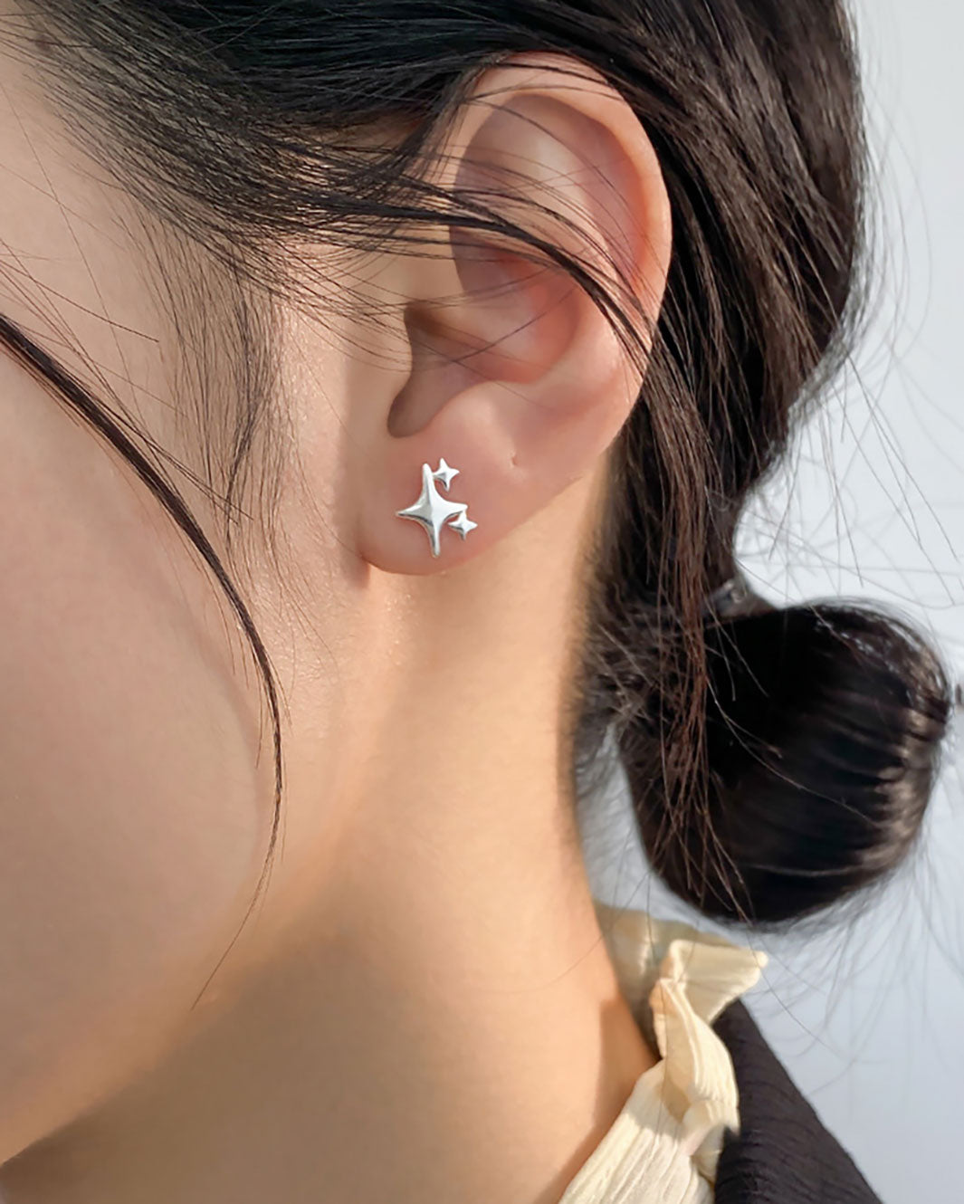 Nova Starburst Barbell Earrings
