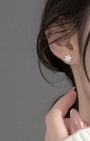 Twinkle Snowflake Stud Earrings