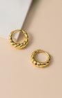 Audrey Croissant Hoop Earrings
