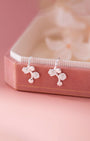 Plum Blossom Flower Climber Earrings