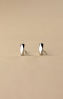 Sculpted Bar Stud Earrings