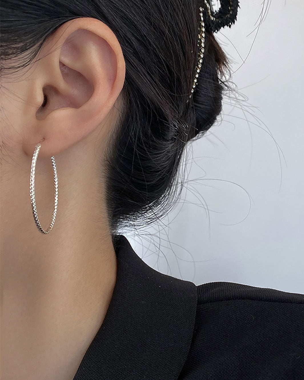 Giselle Oval Hoop Earrings