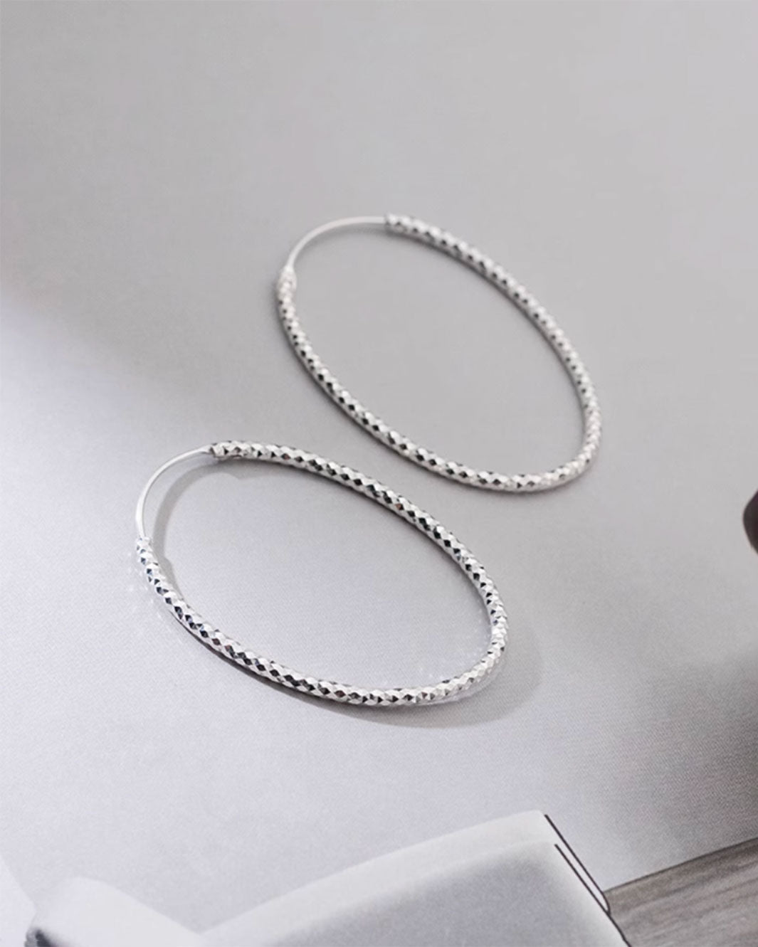 Giselle Oval Hoop Earrings